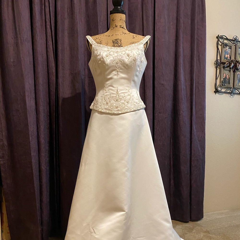 Atelier Diagonal wedding dress, size 8